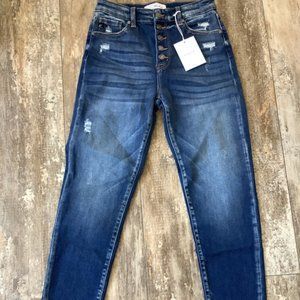 NWT KanCan Button Fly Jeans Sz 7/27
